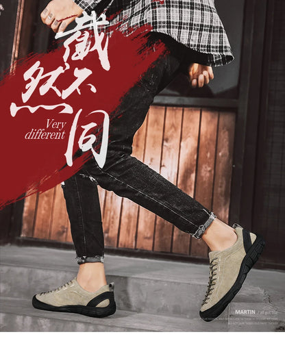 High Quality Trekking Sneakers For Men Walking Shoes Low-cut Men's Hiking Shoes Outdoor Non-Slip Sports Shoes Man Large Size 47