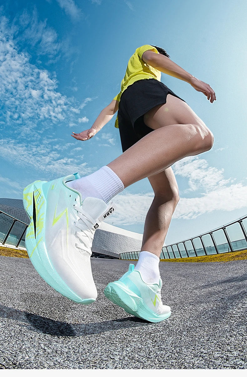 Scarpe da corsa da uomo Marathon, scarpe sportive specializzate, traspiranti, leggere, da donna, antiscivolo, con soletta in carbonio, comode sneakers