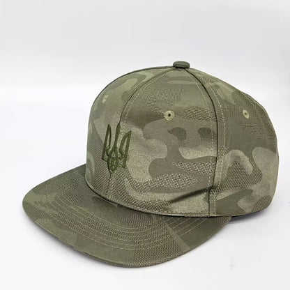 Embroidery Ukraine trident Symbol Spetsnaz Special Forces Men Women Boy Baseball Caps Dad caps Snapback Adjustable Camouflage