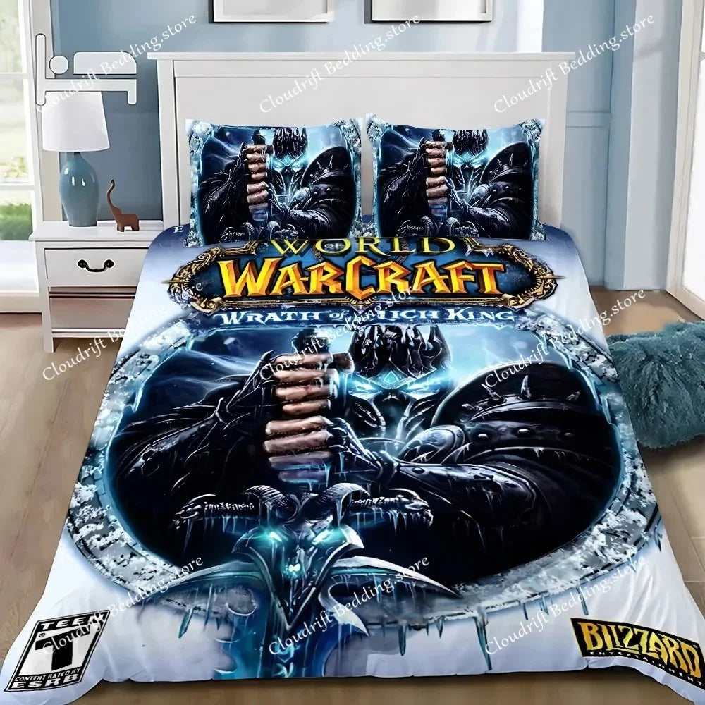 Duvet Cover 3D World of Warcraft Exquisite WOW Game Digital Printing Bedding Set Comforter Bed Home Decor Girls Boys Gift