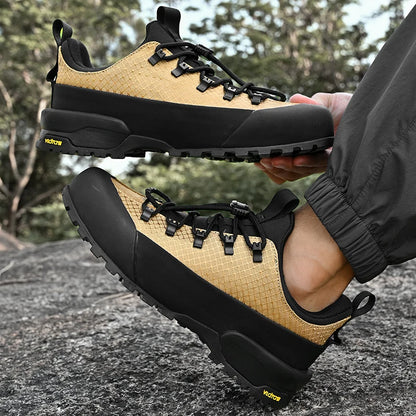 2025 New Hiking Shoes Non-Slip Grip Men's Spring Fall Outdoor Casual Sports Shoes Breathable Comfortable Durable Leisure Sneaker