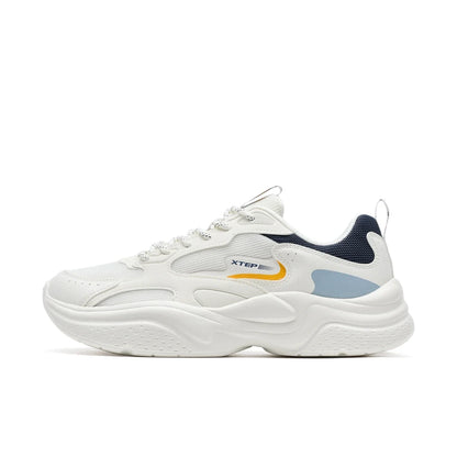 Sapatos casuais Xtep para homem: novidade de verão, em malha respirável, sola grossa, com salto, leves, para jovens, sapatos desportivos de moda 875319320001
