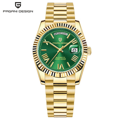 PAGANI DESIGN Men's Watches 2026 New Enamel Dial DD36 Automatic Watch Men Business Waterproof Mechanical Wristwatch For Men Gift