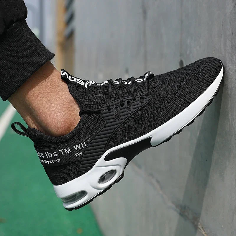Summer Men's Mesh Casual Sports Shoes Spring and Summer Tennis Lightweight Walking Black Sneakers 2025 Hot Selling Item