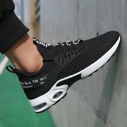 Summer Men's Mesh Casual Sports Shoes Spring and Summer Tennis Lightweight Walking Black Sneakers 2025 Hot Selling Item
