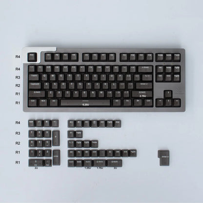 132 Keys OEM Profile Transparent Clear Keycaps For Mx Switch Mechanical Keyboard ABS Keycap RGB backlit Game Keyboard Key caps