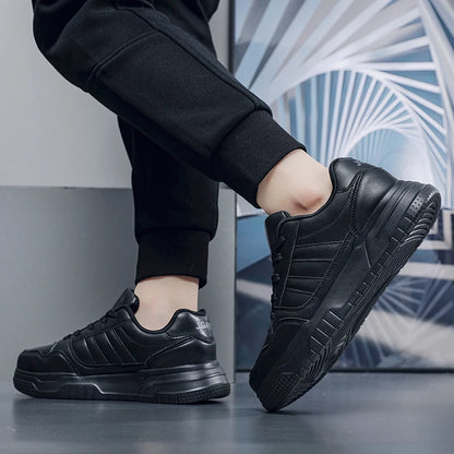 Plus Big Size 50 51 52: zapatillas de cuero para hombre, zapatillas deportivas informales, zapatillas planas de skate para dropshipping