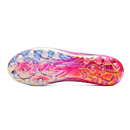Chaussures de foot Premium AG FG, tige en tissu PU doux au toucher, semelle antidérapante en TPU, qualité fiable pour l'entraînement et la compétition