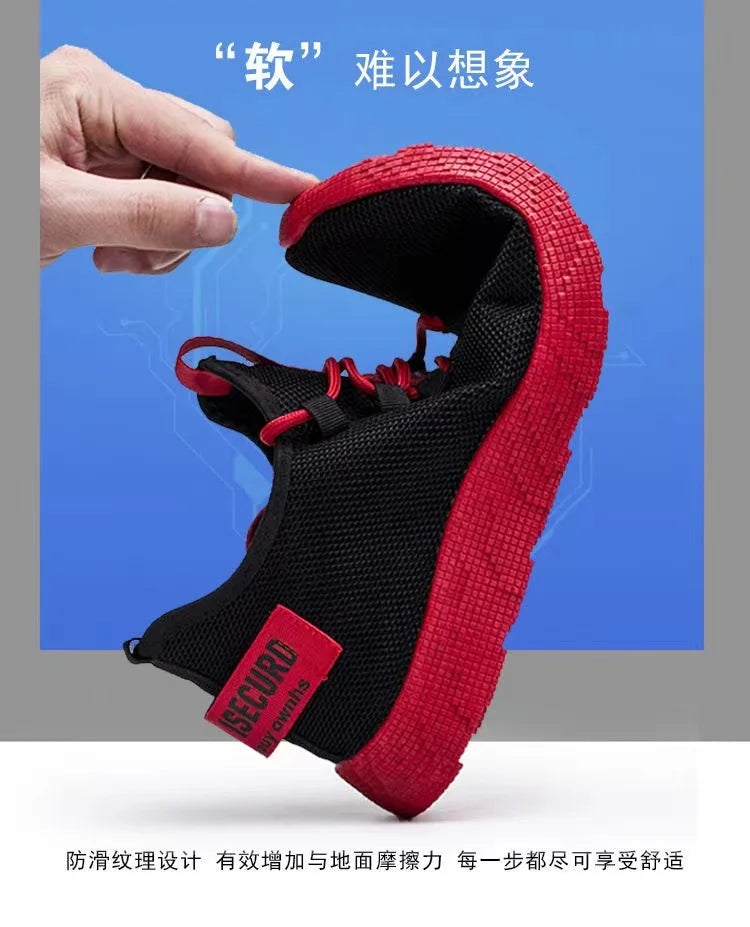 Leichte Herren-Sneaker, lässige Mesh-Sportschuhe für den Sommer, Outdoor-Schuhe für Herren mit weicher Sohle, atmungsaktiv, komfortabel und modisch, trendige Laufschuhe