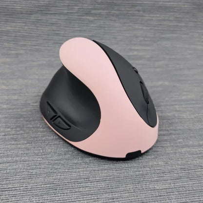 YANFU BNKJ5 Left Hand Wireless Ergonomic Mouse, 2.4G Bluetooth Ergonomic Mouse with Adjustable DPI, Silent Optical Office Mouse for Left-Handed Users