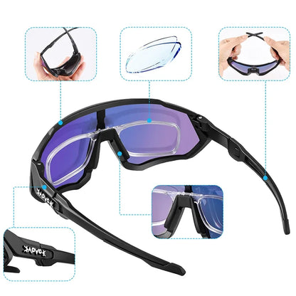 Kapvoe Men Brand Fishing Mountainee Cycling Sunglasses Women Road Bike Goggles Bicycle Glasses Cycling Eyewear Oculos Ciclismo