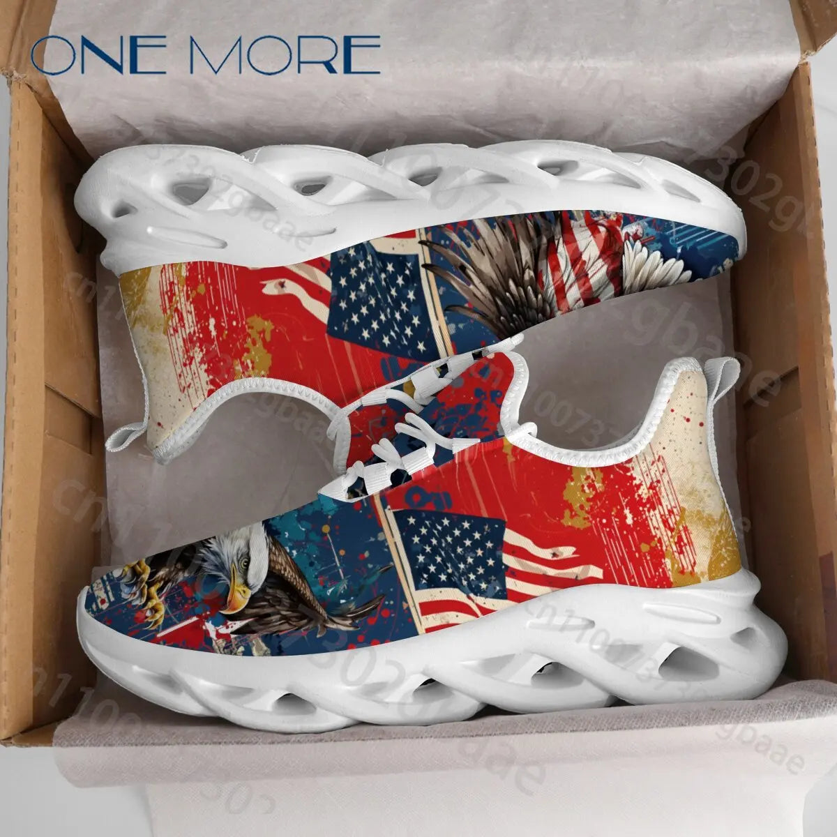 Amerikanische 250er-Serie zum Unabhängigkeitstag – Freizeit-Schuhe für Jungen und Mädchen – Personalisiert – Exklusives Design mit amerikanischer Flagge – Coole Sportschuhe für Kinder – Auf Lager