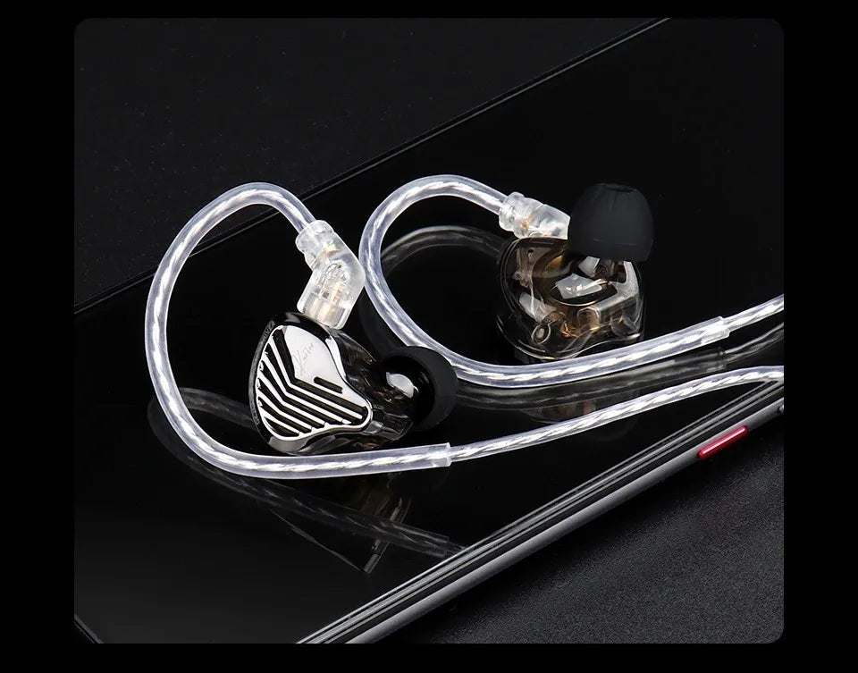 KZ GK Kunten HiFi IEM Earphones 1DD Dynamic Driver In-Ear Earbuds with 2-Pin Detachable Cable, Metal Audiophile Gaming Headset