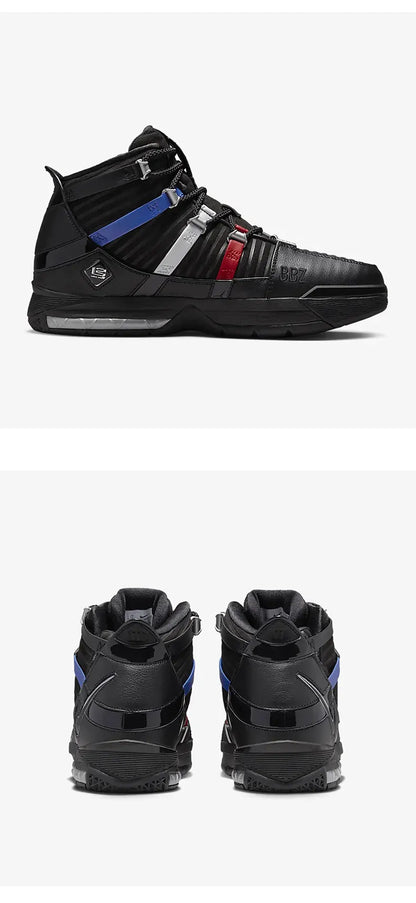 „Nike“ originalūs „Zoom LeBron III QS“ vyriški nauji krepšinio bateliai DO9354-001
