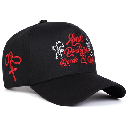 Casquettes de baseball unisexes HNDO PROTEJIDO avec lettres brodées, printemps-automne, pour l'extérieur, ajustables, décontractées, chapeaux anti-UV, casquettes de sport