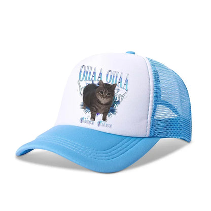 Italian Brainrot Baseball Caps Funny Anime Printed Tung Tungtung Sahur Sunny Hats Summer Adjustable Famliy Headdress Cap Gifts