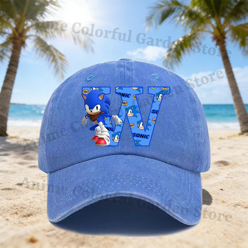 Anime Sonics baseballkasket til mænd og kvinder – tegneserie-mode, kasketter med skygge, voksne, sommer, flotte solhatte, hiphop-hat, gave