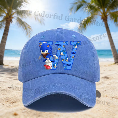 Anime Sonics baseballkasket til mænd og kvinder – tegneserie-mode, kasketter med skygge, voksne, sommer, flotte solhatte, hiphop-hat, gave