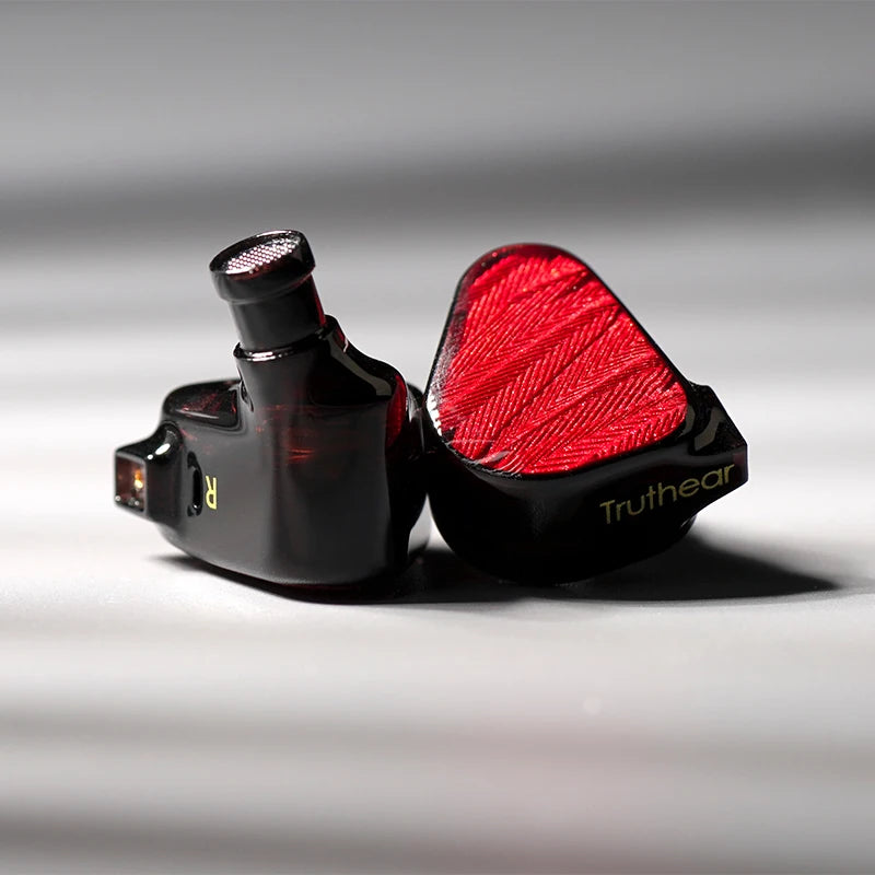 TRUTHEAR x Crinacle ZERO:RED Auriculares intrauditivos audiófilos con cable, doble driver dinámico, 0.78 2Pin HiFi