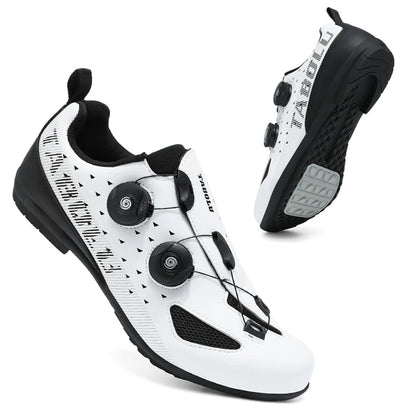 Lock-Free Cycling Shoes Flat Pedal Shoes Men Bike Cleat Sneaker MTB Bicycle Biking Women Breathable Indoor Boots