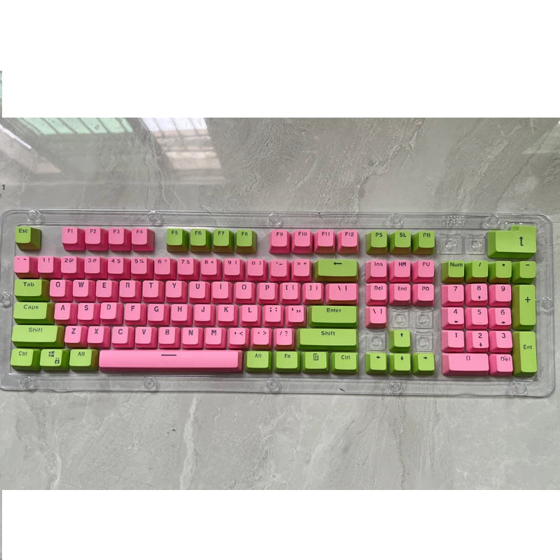 106 Keys Grey Red Keycaps PBT Specials Keycap Backlit Two-Color Key Caps For MX Switch 61/87104 Mechanical Keyboard