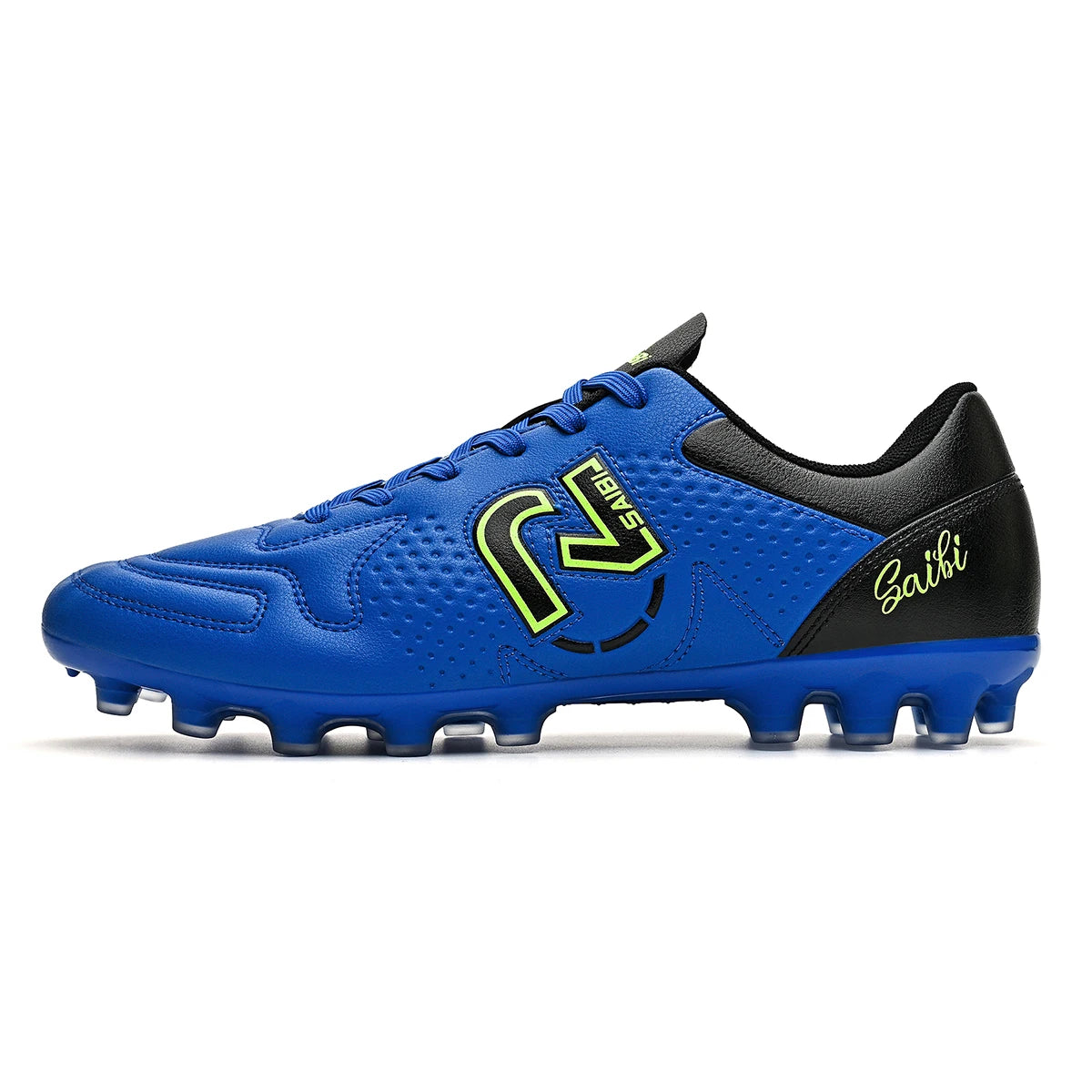 Low-top, studded soccer shoes, unisex, TF and FG, slip-resistant and wear-resistant, available in 4 colors to choose from.