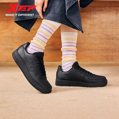 Xtep White Sneakers Female 2026 Spring Couples Versatile Trendy Casual Thick-soled Increase Sports Women Shoes 874118319851