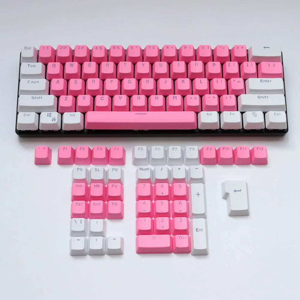 106 Keys Grey Red Keycaps PBT Specials Keycap Backlit Two-Color Key Caps For MX Switch 61/87104 Mechanical Keyboard
