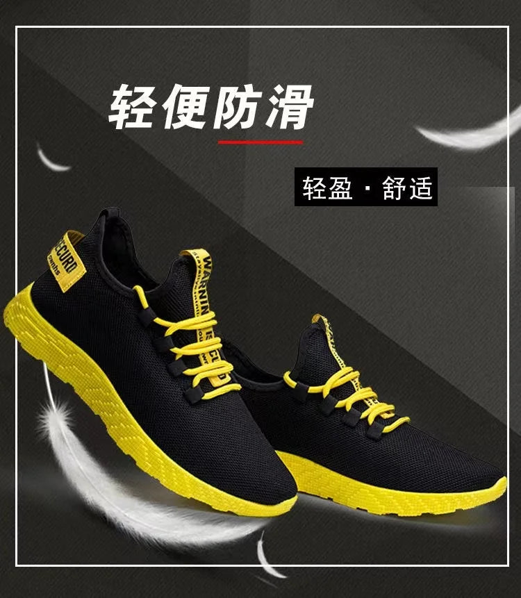 Leichte Herren-Sneaker, lässige Mesh-Sportschuhe für den Sommer, Outdoor-Schuhe für Herren mit weicher Sohle, atmungsaktiv, komfortabel und modisch, trendige Laufschuhe
