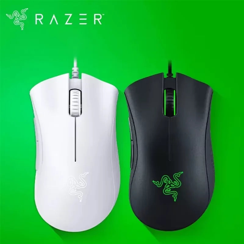 Original Razer Wired Gaming Mouse 6400 DPI Optical Gaming Mouse USB Ergonomic Gaming Mouse for PC, Laptop & Esports