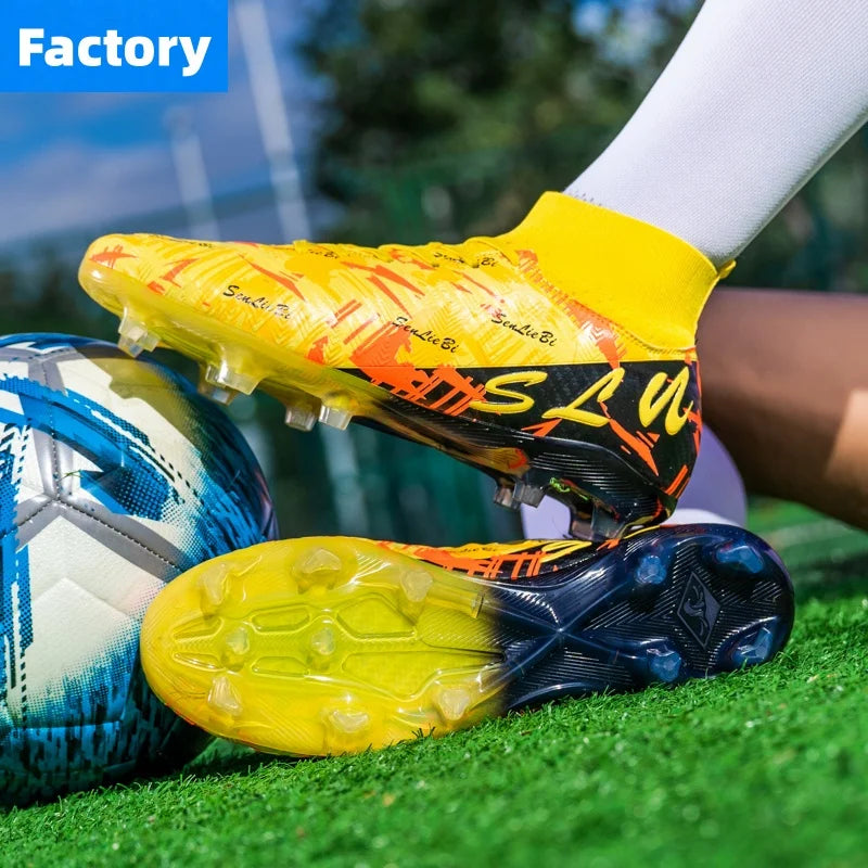 Botas de fútbol profesionales para hombre, zapatillas de fútbol Society, tacos de fútbol FG ultraligeros para entrenamiento, calzado deportivo de fútbol para exterior