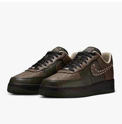 Oryginalne jesienne męskie buty codzienne Nike z niską cholewką i sznurowaniem, odporne na zużycie, model IQ1122-320