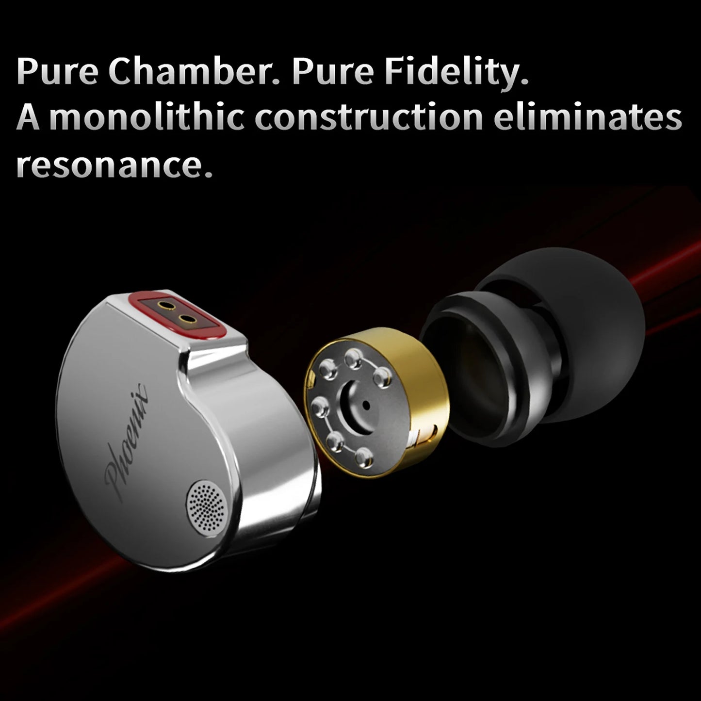 CCA Phoenix Wired Earphones Dynamic Drive LCP Diaphragm Music Headphone With Detachable Cable Noise Reduction Gaming Earphones