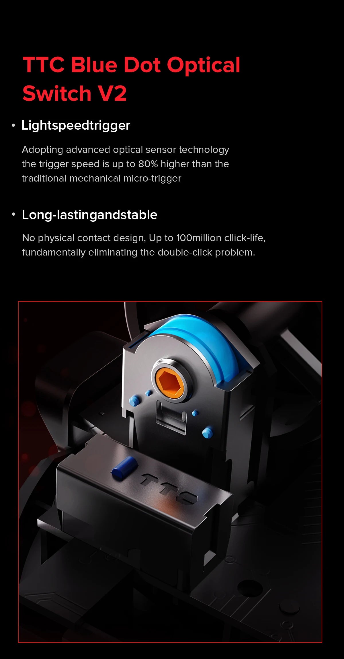 Delux M800mini Wireless Gaming Mouse 46g Lightweight PAW3395 Sensor 26000 DPI, 1000Hz Polling Rate Gaming Mouse for PC Gamer
