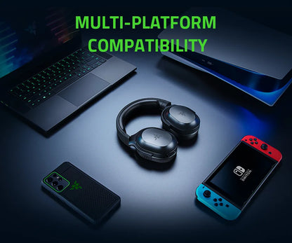 Razer Barracuda X Wireless Gaming Mobile Headset 2022 Model  2.4GHz Wireless + Bluetooth - Lightweight 250g - 40mm Drivers