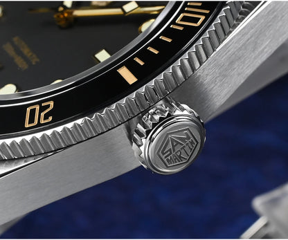 San Martin 40mm NH35 Automatic Men Diving Watch 20ATM Waterproof BB58 Sapphire Wristwatch BGW-9 C3 Luminous Reloj SN0008C/D