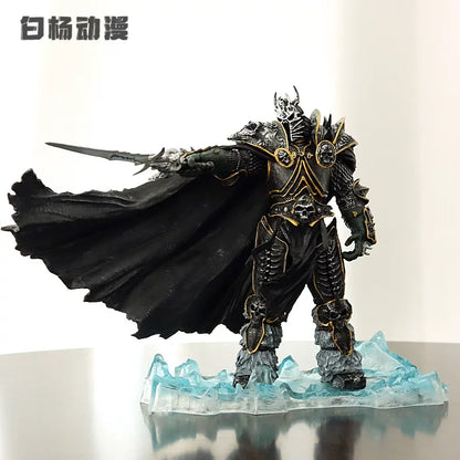 Hot Baiyang Anime World Of Warcraft Lich King Arthas Death Knight Gk Figure Statue Collectible Model Desktop Ornament For Men