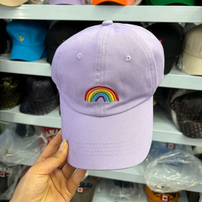 Unisex Baseball Cap Rainbow Embroidery Sports Hats Fashion Hat Cap For Men Women Streetwear Dad Hats