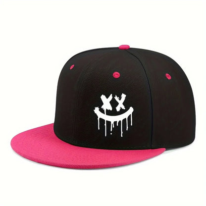 Halloween-inspireret udendørsbegivenhed: Lastbilchauffør-kasket, flad, justerbar skygge, baseballkasket, unisex, hiphop-kasket, moderigtigt hovedbeklædning