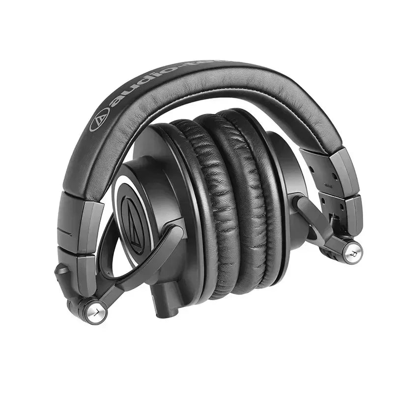 Audio-Technica ATH-M50x Professional Studio Monitor Headphones Hi-Fi Wired Over-Ear Headphones with Foldable Design for Music Production