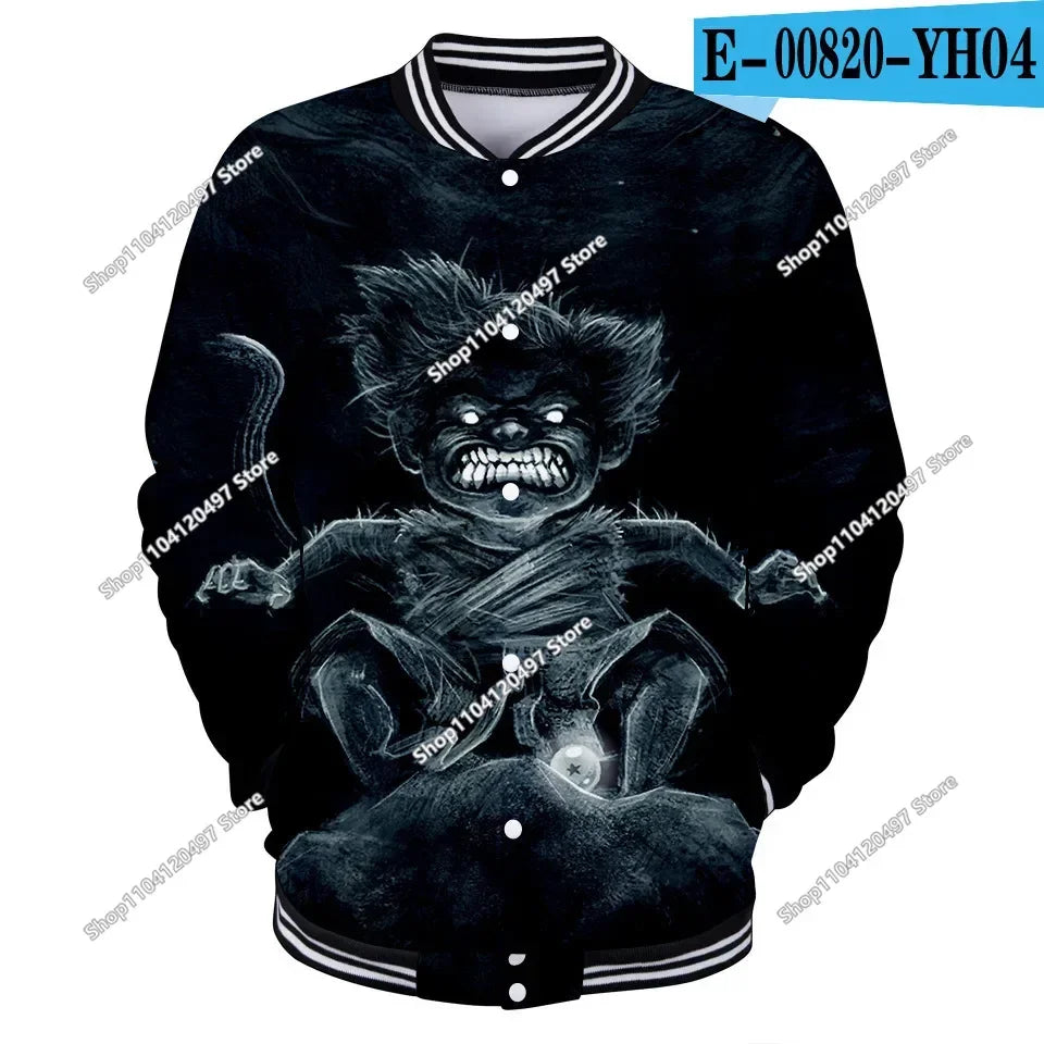Dragon Ball Goku Kanji Symbol Men Zipper Hoodie Cartoon Japan Anime Women Sweatshirt 2025 New Fashion Children Jackets Coat, produit gaming premium Fraquane