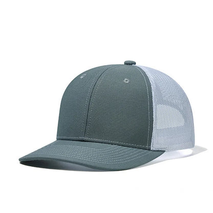 Cappellino da baseball classico in rete traspirante per donne, cappellino casual da camionista traspirante, cappellino unisex regolabile con chiusura a scatto, cappellino sportivo e dinamico da papà