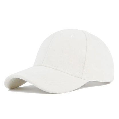 Afslappede baseballkasketter til kvinder og mænd – modekasketter i ruskind til efterår og vinter – udendørs solkasketter – snapback-kasketter – unisex-kasketter i ensfarvet design – hiphop-kasketter