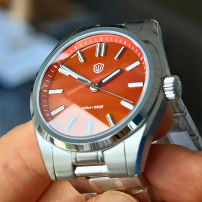 Watchdives WD0003B ‌Aventurine Dial Watch VH31 Quartz Movement Sapphire Crystal Luminous 100m Waterproof 36mm Vintage Watches