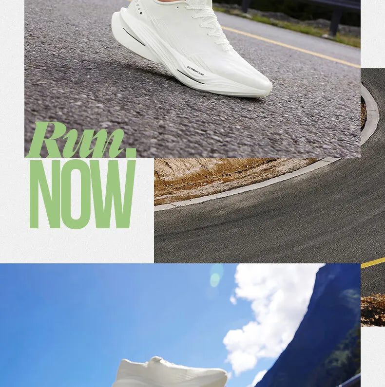 361 Degrees Furious ET Men's Running Shoes Carbon Plate Racing Marathon Rebound Breathable Cushioning Male Sneakers 672512216F