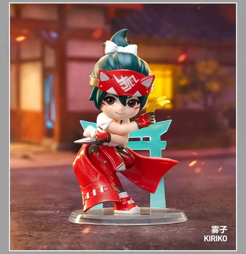 POP MART Genuína Overwatch Play Of The Game Series Blind Box — Figuras colecionáveis em PVC, ornamentos de secretária e modelos de brinquedo para fãs