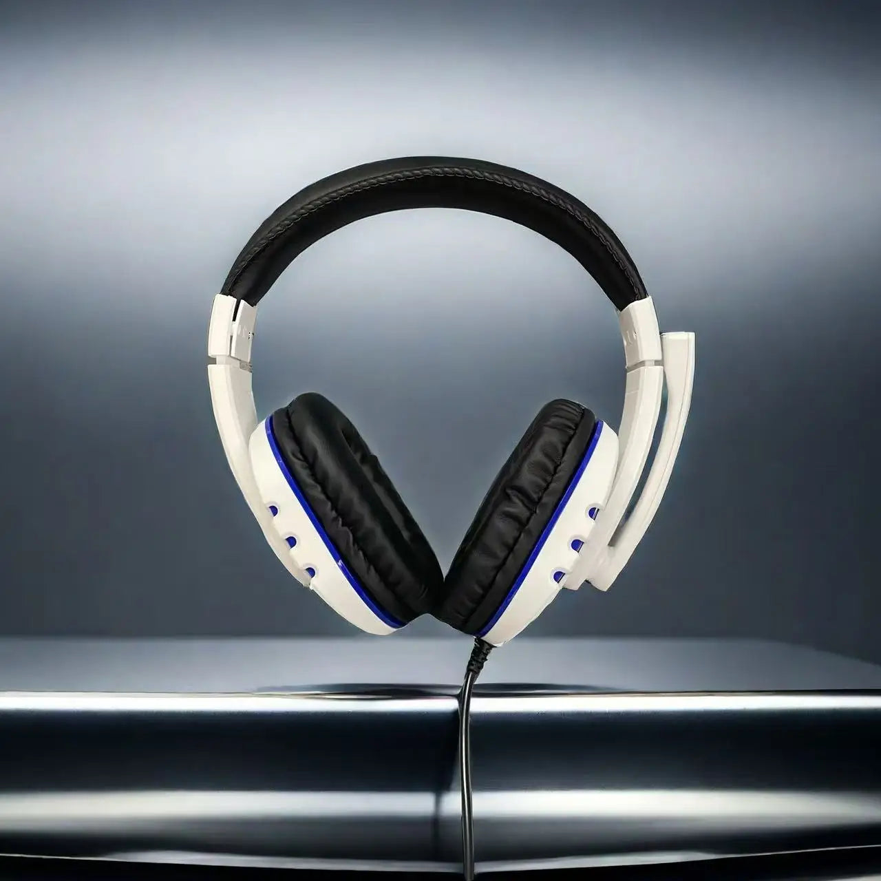 7260 Wired Headphones with Microphone – Gaming & Work Headset for PS4 PS5 Xbox One, Study & Meetings 3.5mm Jack Earphones