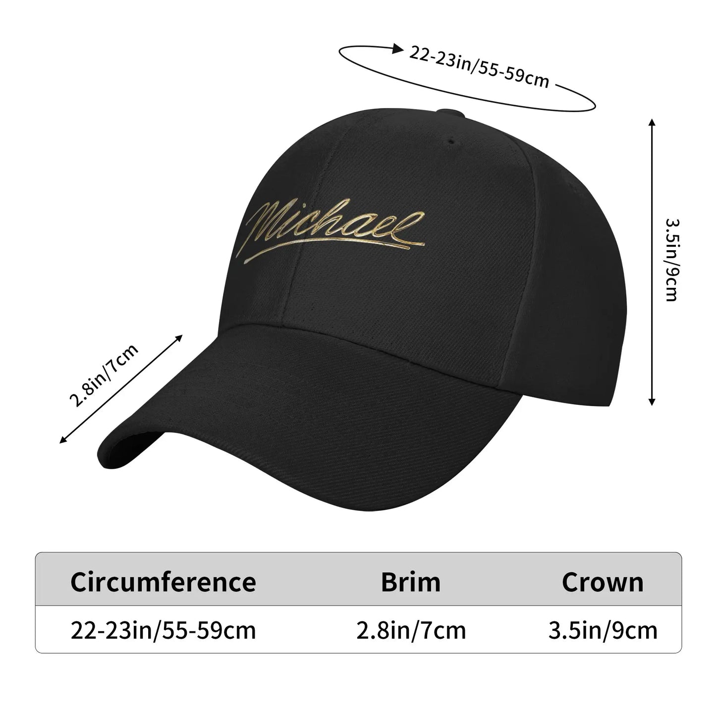 Michael Biopic Logo Sun Baseball Cap Michael Jackson Summer Casual Hip Hop Hats For Men Adult Hunting Camping Baseball Caps