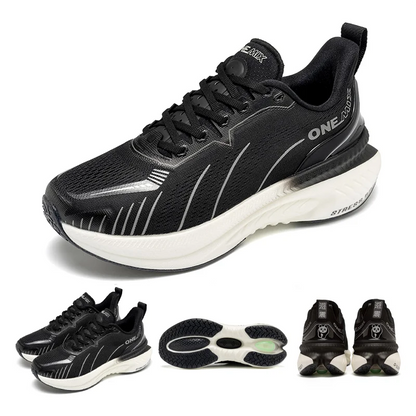 ONEMIX Neue Laufschuhe mit Dämpfung für Herren, geeignet für intensive Läufer, Schnürschuhe, Sportschuhe für Damen, rutschfeste Outdoor-Sportschuhe für Herren