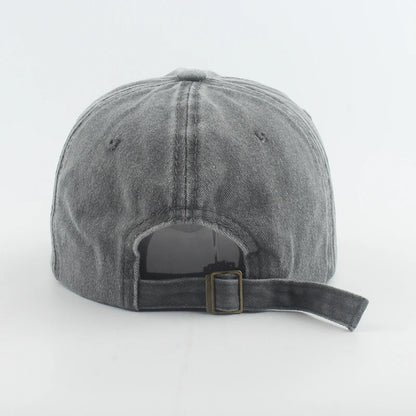 Cappellini da baseball sportivi e alla moda per uomo e donna con ricamo a forma di cuore, cappellino snapback in cotone lavato, modello “Dad Hat”